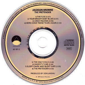 Jackson Browne : The Pretender (CD, Album, RE)