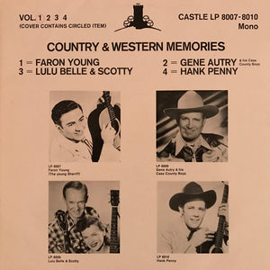 Faron Young : Country & Western Memories Vol 1 (LP, Comp, Mono)