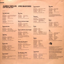Load image into Gallery viewer, James Taylor (2) : One Man Dog (LP, Album)
