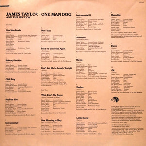 James Taylor (2) : One Man Dog (LP, Album)