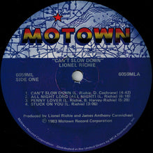 Load image into Gallery viewer, Lionel Richie : Can&#39;t Slow Down (LP, Album, Gat)
