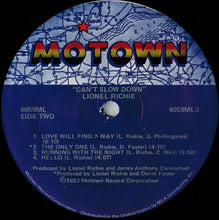 Charger l&#39;image dans la galerie, Lionel Richie : Can&#39;t Slow Down (LP, Album, Gat)
