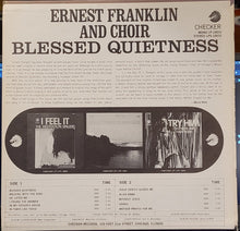 Load image into Gallery viewer, Ernest Franklin &amp; Choir* : Blessed Quietness (LP, Album)
