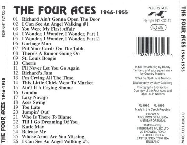 Buy The Four Aces : 1946-1955 (CD) Online for a great price – Record ...