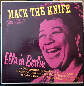 Ella Fitzgerald : Mack The Knife - Ella In Berlin (LP, Album, Mono)
