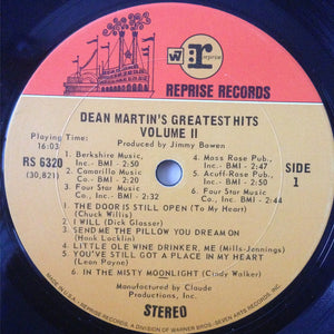 Dean Martin : Dean Martin's Greatest Hits! Volume 2 (LP, Comp, Ter)