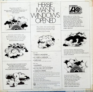 Herbie Mann : Windows Opened (LP, Album, MO )