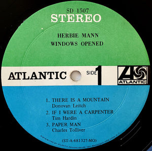 Herbie Mann : Windows Opened (LP, Album, MO )