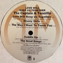 Laden Sie das Bild in den Galerie-Viewer, The Captain &amp; Tennille* : Love Will Keep Us Together (LP, Album, Ter)
