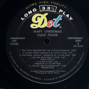 Eddie Fisher : Mary Christmas (LP, Album)