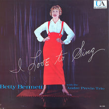 Laden Sie das Bild in den Galerie-Viewer, Betty Bennett With  The Andre Previn Trio* : I Love To Sing (LP, Album, Mono)
