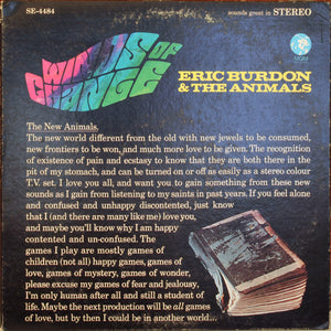 Eric Burdon & The Animals : Winds Of Change (LP, Album, RP)