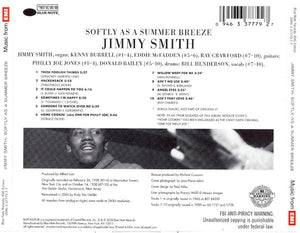 Jimmy Smith : Softly As A Summer Breeze (CD, Album, RE, RM)