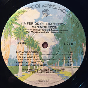 Van Morrison : A Period Of Transition (LP, Album, Win)