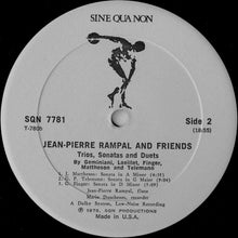 Load image into Gallery viewer, Jean-Pierre Rampal And Friends* : Trios, Sonatas And Duets By Geminiani, Loeillet, Finger, Mattheson And Telemann (LP)
