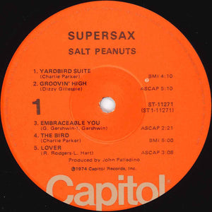 Supersax : Salt Peanuts (Supersax Plays Bird, Volume 2) (LP, Album)