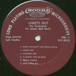 Ike Carpenter : Lights Out (LP, Album)