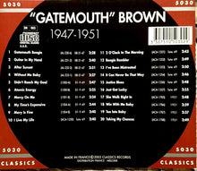 Laden Sie das Bild in den Galerie-Viewer, &quot;Gatemouth&quot; Brown* : The Chronological &quot;Gatemouth&quot; Brown 1947-1951 (CD, Comp)

