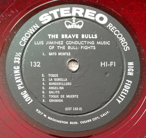 Luis Jimenez (2)* : Fury Of The Brave Bulls (LP, Album, Red)