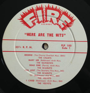 Various : Here Are The Hits  (LP, Comp, Mono)