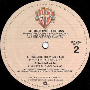Christopher Cross : Christopher Cross (LP, Album, Spe)