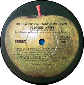 The Plastic Ono Band : Live Peace In Toronto 1969 (LP, Album, Jac)