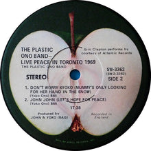 Laden Sie das Bild in den Galerie-Viewer, The Plastic Ono Band : Live Peace In Toronto 1969 (LP, Album, Jac)
