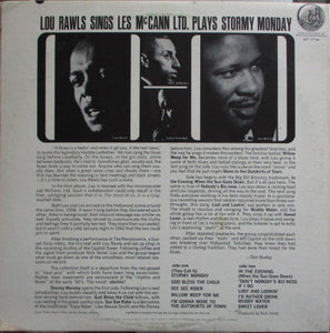 Lou Rawls / Les McCann Ltd. : Stormy Monday (LP, Album)