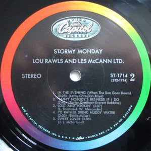 Lou Rawls / Les McCann Ltd. : Stormy Monday (LP, Album)