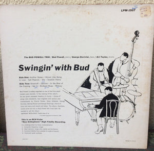 Bud Powell : Swingin' With Bud (LP, Album, Mono)