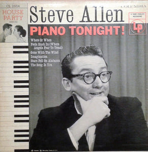 Steve Allen (3) : Piano Tonight! (10", RE)