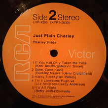Laden Sie das Bild in den Galerie-Viewer, Charley Pride : Just Plain Charley (LP, Album, Roc)
