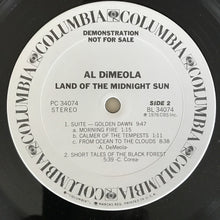 Laden Sie das Bild in den Galerie-Viewer, Al Di Meola : Land Of The Midnight Sun (LP, Album, Promo, Ter)
