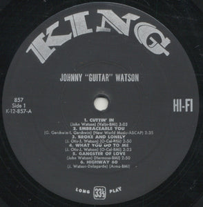 Johnny Guitar Watson : Johnny "Guitar" Watson (LP, Album, Mono)