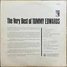 Laden Sie das Bild in den Galerie-Viewer, Tommy Edwards : The Very Best Of Tommy Edwards (LP, Comp, Club, Cap)
