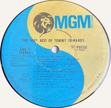 Laden Sie das Bild in den Galerie-Viewer, Tommy Edwards : The Very Best Of Tommy Edwards (LP, Comp, Club, Cap)
