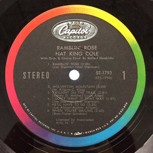 Nat King Cole : Ramblin' Rose (LP, Album, Los)