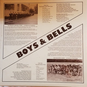 The Dorothy Shaw Bell Choir* / The Texas Boys Choir* : Boys & Bells (LP, Album)