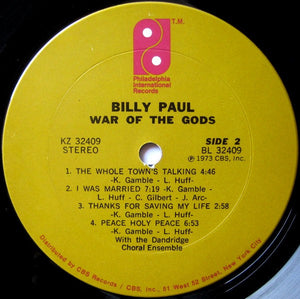 Billy Paul : War Of The Gods (LP, Album, San)