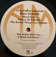 Charger l&#39;image dans la galerie, Gino Vannelli : A Pauper In Paradise (LP, Album, Pit)
