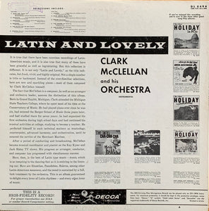 Clark McClellan And His Orchestra* : Latin . . . And Lovely (LP, Mono)
