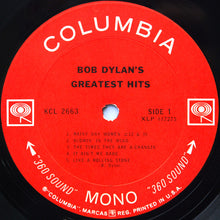 Charger l&#39;image dans la galerie, Bob Dylan : Bob Dylan&#39;s Greatest Hits (LP, Comp, Mono, Pit)
